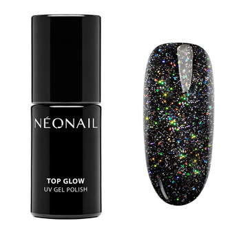 UV Nagellack 7,2 ml - Top Glow Multicolor Holo