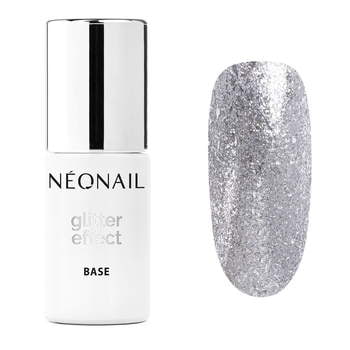 UV Nagellack 7,2 ml - Glitter Effect Base Silver Twinkle